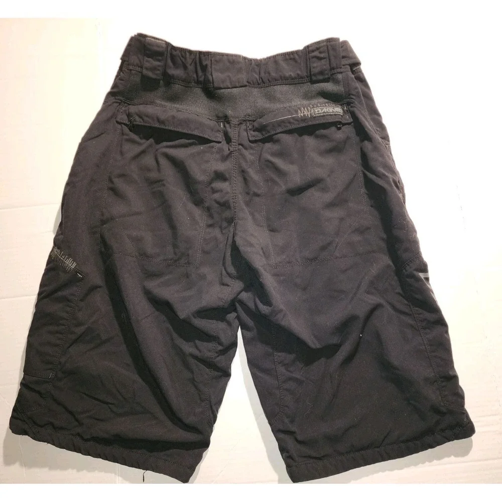 Dakine Men's Mountain Biking Shorts and Liner Black w/Light Grey Graphics Large